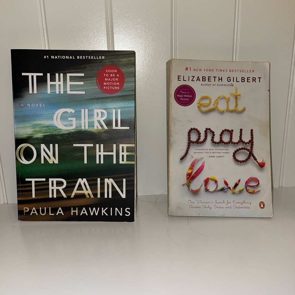 The Girl on the Train and Eat Pray Love Book Set